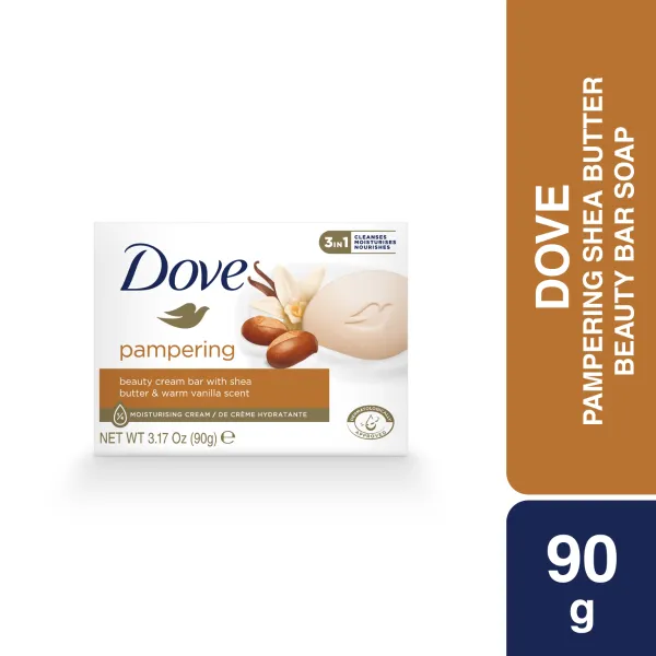 Dove Beauty Bar Soap Pampering Shea Butter 90g (Indonesia)